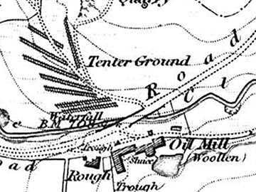 Oil Mill 1850s map